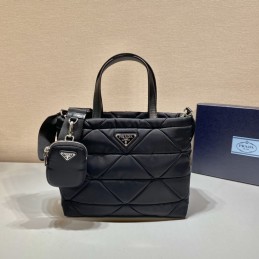 System Tote - Black, Nappa...