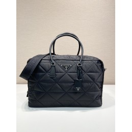Duffle Bag - Black, Re-Nylon