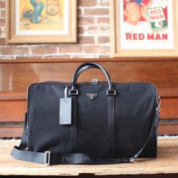 Duffle Bag - Black, Nylon