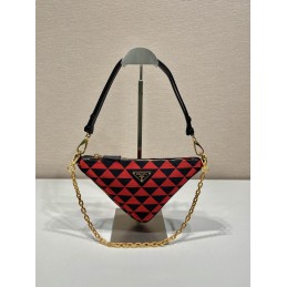 Mini Bag - Red, Jacquard