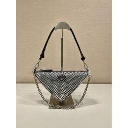 Triangle Mini Bag - Black,...