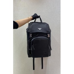 Backpack - Navy, Leather