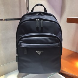 Backpack - Grey, Saffiano...