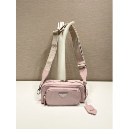 Crossbody Bag - Pink, Nappa...