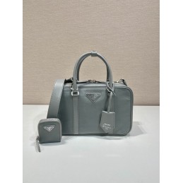 Bag - Grey, Nappa Leather