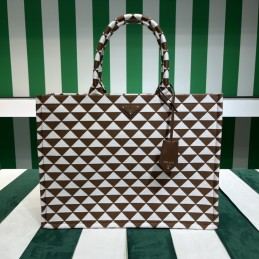 Symbole Tote - Beige, Jacquard