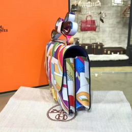 Multicolor Geometric Constance Mini 18 Bag