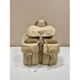 Small Backpack - Beige,...