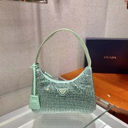 Small Hobo Bag - Mint, Leather