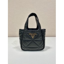 Small Tote - Black, Nappa...