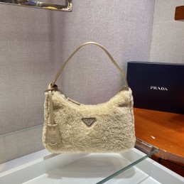 Hobo Bag - Cream, Leather