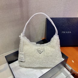 Small Hobo Bag - White,...