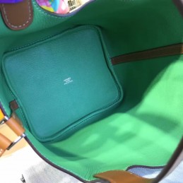 Multicolor Silk In Print Picotin Lock 22 Bag