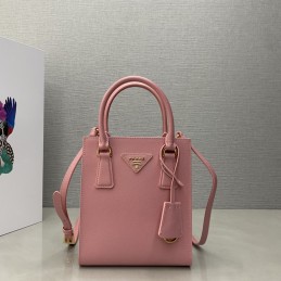 Handbag - Pink, Saffiano...