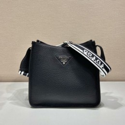 Hobo Bag - Black, Smooth...