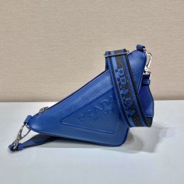 Triangle Bag - Blue,...
