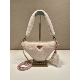Mini Bag - Pink, Shearling