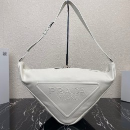Triangle Large Bag - White,...