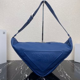 Triangle Large Bag - Blue,...
