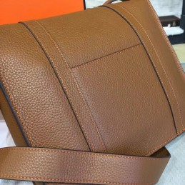 Tan Leather Messenger Steve Caporal 28 Tan Leather Messenger Bag