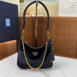 Hobo Bag - Navy, Nylon