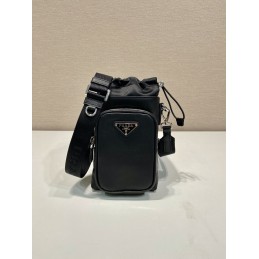 Phone Pouch - Black, Smooth...
