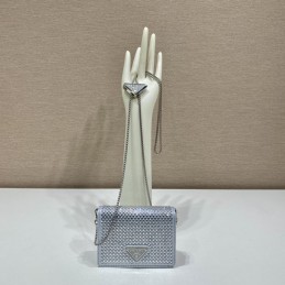 Card Holder - Silver, Leather