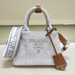 Mini Tote - Cream, Canvas