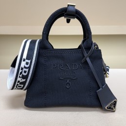 Mini Tote - Navy, Canvas