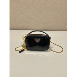 Mini Pouch - Black, Patent...