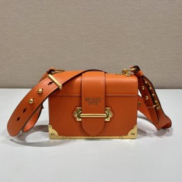 Cahier Bag - Orange, Smooth...