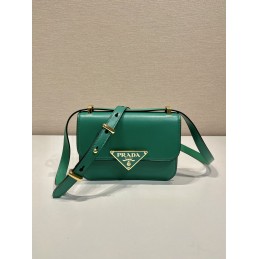 Emblème Bag - Green, Smooth...