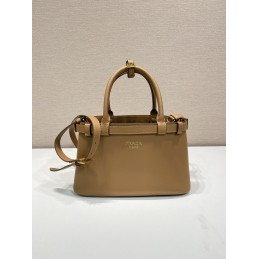 Buckle Small Handbag - Tan,...