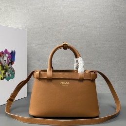 Buckle Small Handbag - Tan,...