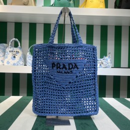 Large Tote - Blue, Crochet...