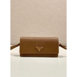Mini Bag - Tan, Saffiano...