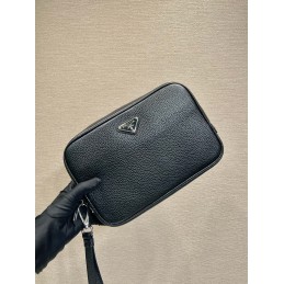 Small Pouch - Black, Smooth...