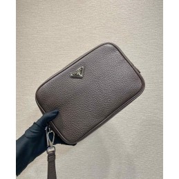 Pouch - Taupe, Smooth Leather