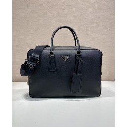 Briefcase - Navy, Saffiano...