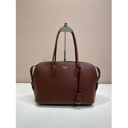 Large Tote - Brown, Smooth...