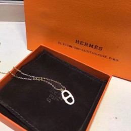 H Pendant Necklace Black White Options