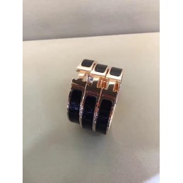 Multicolor Enamel H Bracelet