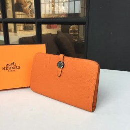 Orange Dogon Duo Wallet