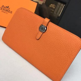 Orange Dogon Duo Wallet