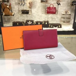 Burgundy Bearn Wallet Silver H Hardware