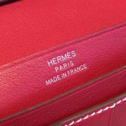 Burgundy Bearn Wallet Silver H Hardware
