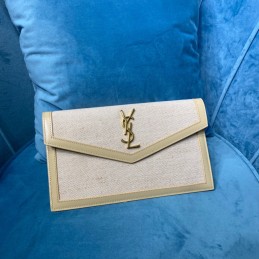 Uptown Pouch - Cream, Leather