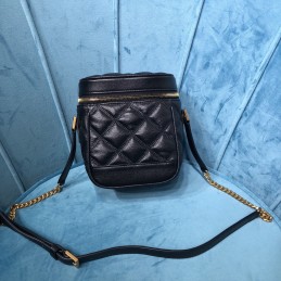 80's Vanity Bag - Black,...