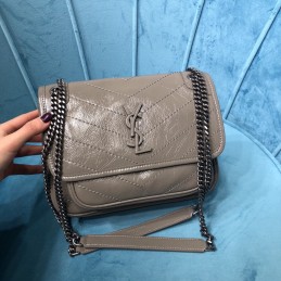 Niki Bag 22cm - Cream, Leather