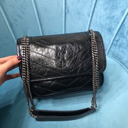 Niki Bag 22cm - Brown, Leather